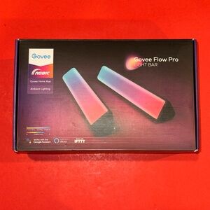 Govee Flow Light Bar RGBIC Smart Wi-Fi LED Lighting Ambiance H6054 New OPEN BOX